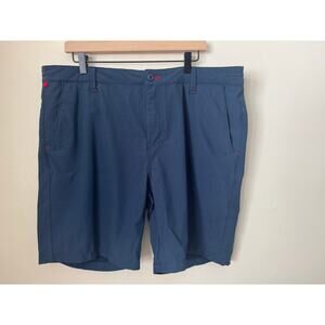 Halsey Los Angeles Men’s Blue Shorts Size 40 Zip Pockets Casual